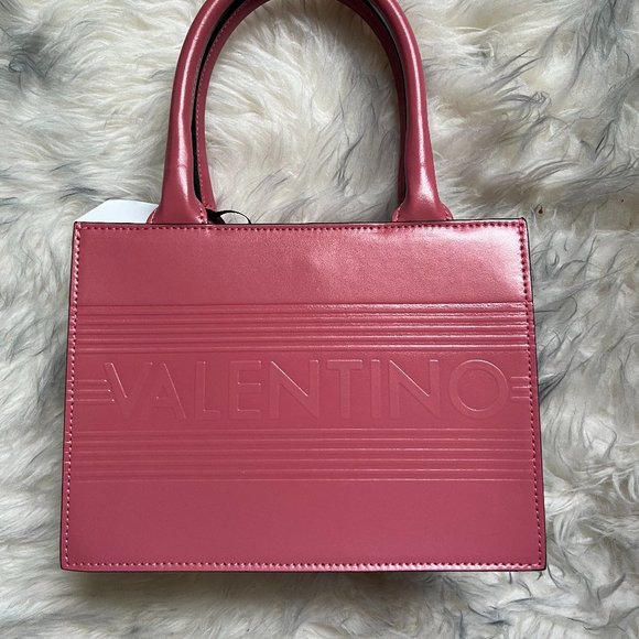 Valentino By Mario Valentino Handbags - Pink Meline Leather Tote from VALENTINO BY MARIO VALENTINO